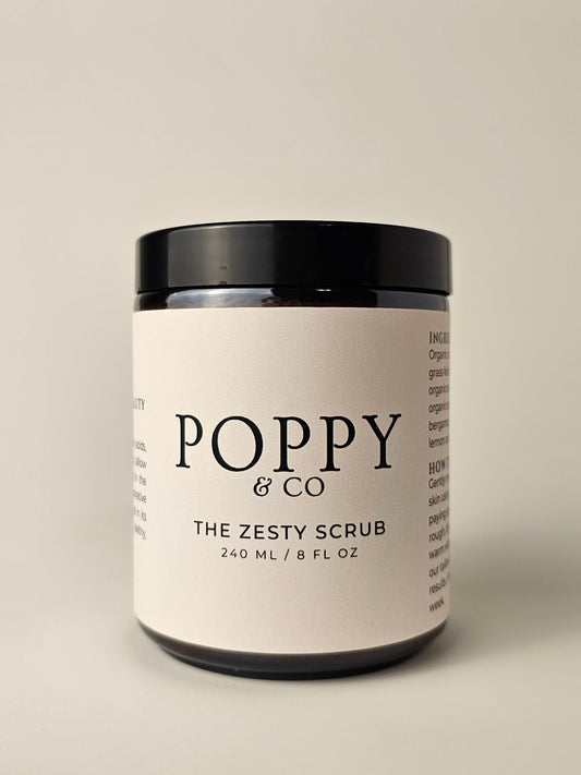 The Zesty Scrub - Tallow Sugar Scrub - 8 fl oz